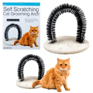 1 Cat Arch Scratching Post Scratch Massaging Scratcher Pet Grooming Play Toy