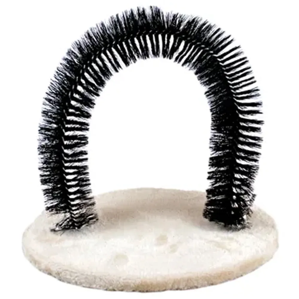 1 Cat Arch Scratching Post Scratch Massaging Scratcher Pet Grooming Play Toy