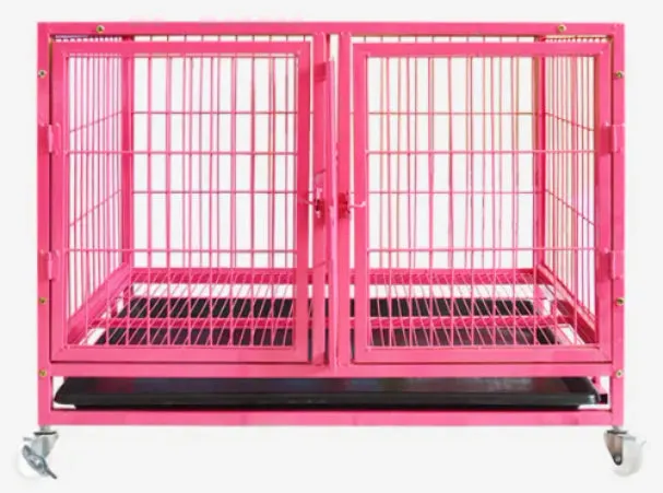 3 Section multi purpose stackable dog cages crates with dividers