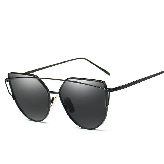Cat Eye Vintage Gold Sun Glasses