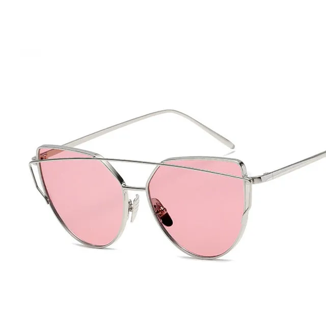 Cat Eye Vintage Gold Sun Glasses