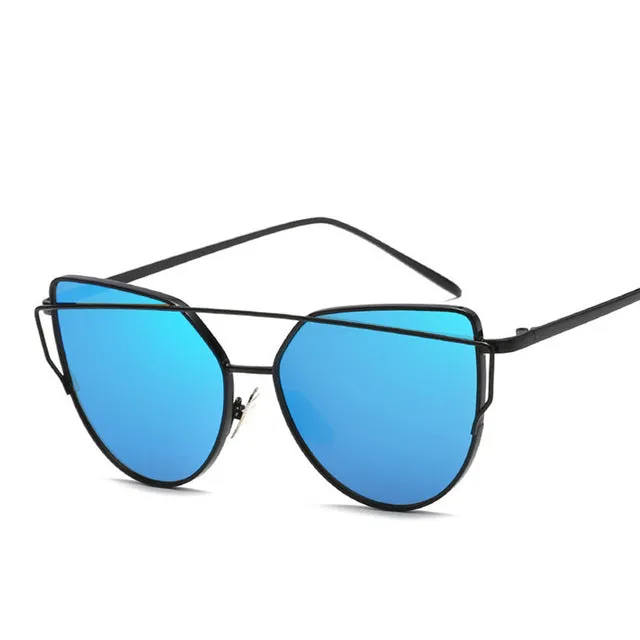 Cat Eye Vintage Gold Sun Glasses