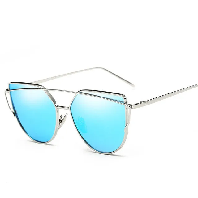 Cat Eye Vintage Gold Sun Glasses