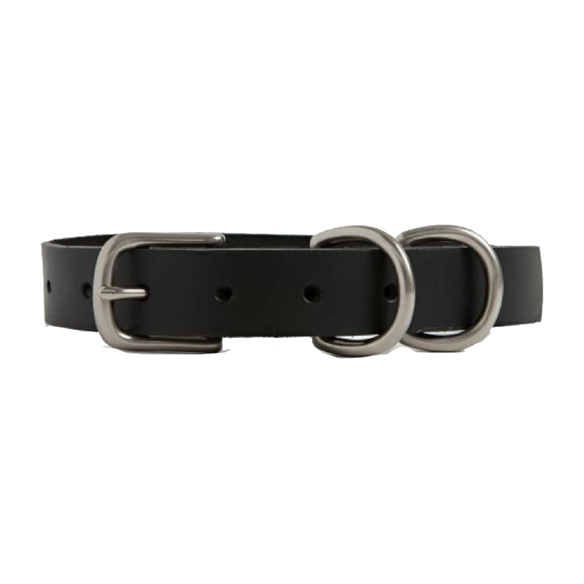 DOG COLLAR SMALL ANTIQUE DOUGLAS BLACK