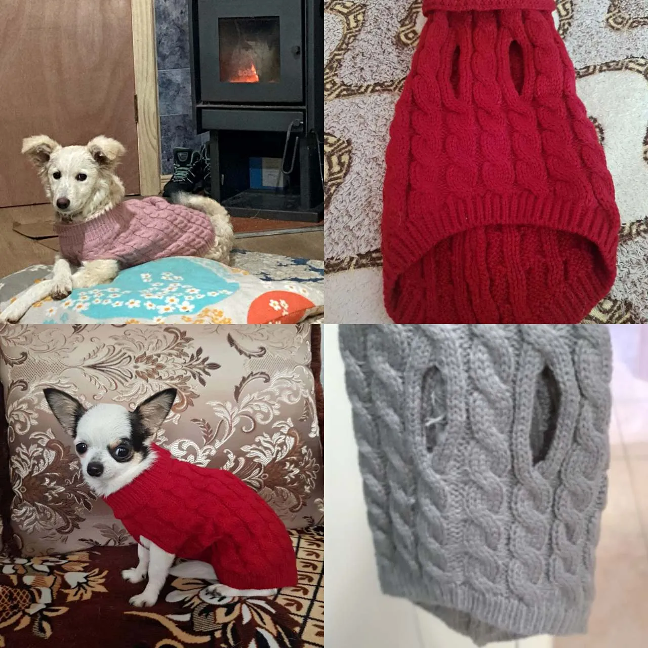 Dog Twist Knit Sweaters Turtleneck Knitted Pet Clothing Puppy Cat Sweater Vest Chihuahua Yorkie Coat Two-legged Clothes