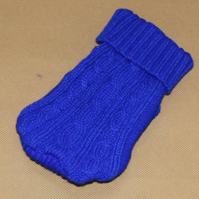 Dog Twist Knit Sweaters Turtleneck Knitted Pet Clothing Puppy Cat Sweater Vest Chihuahua Yorkie Coat Two-legged Clothes