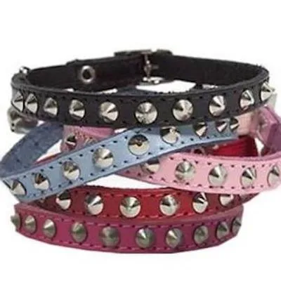 DOGUE Coco Stud Leather Cat Collar