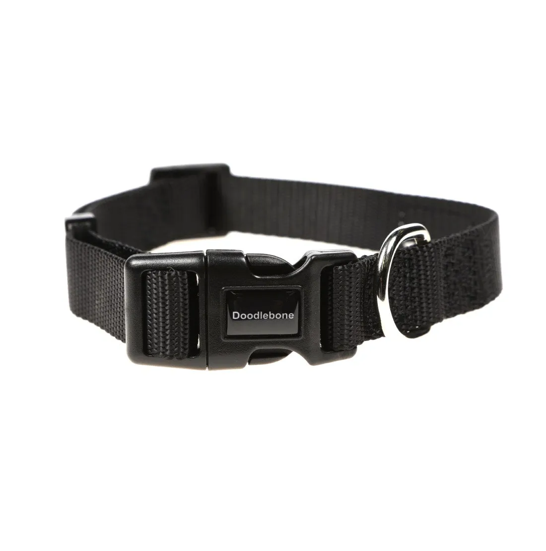 Doodlebone Black Coal Dog Collar