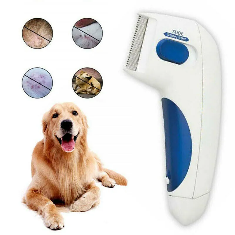 Electric Pet Flea Lice Cleaner Comb