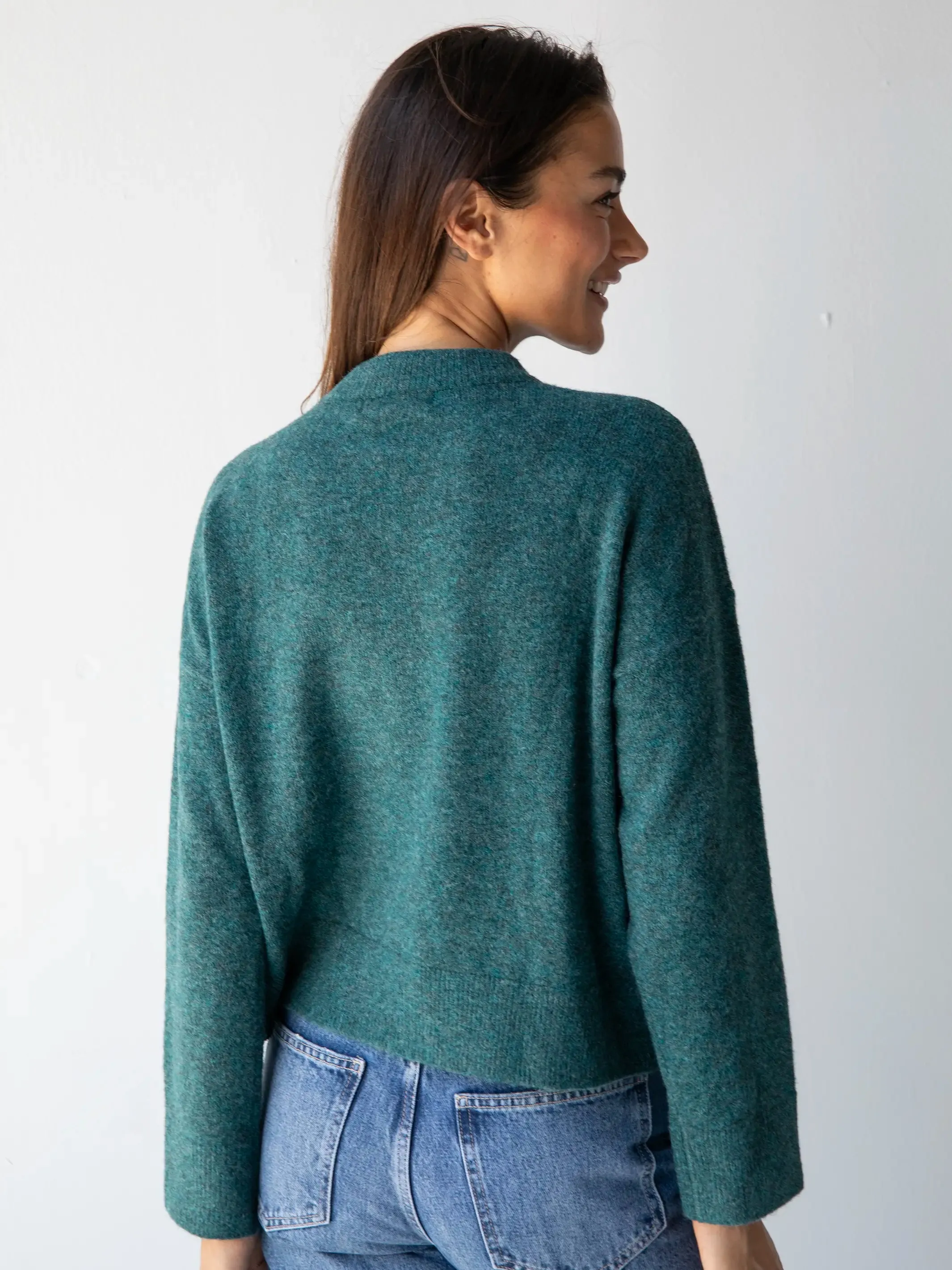 Everyone's Favorite Sweater - Dark Teal Dog
