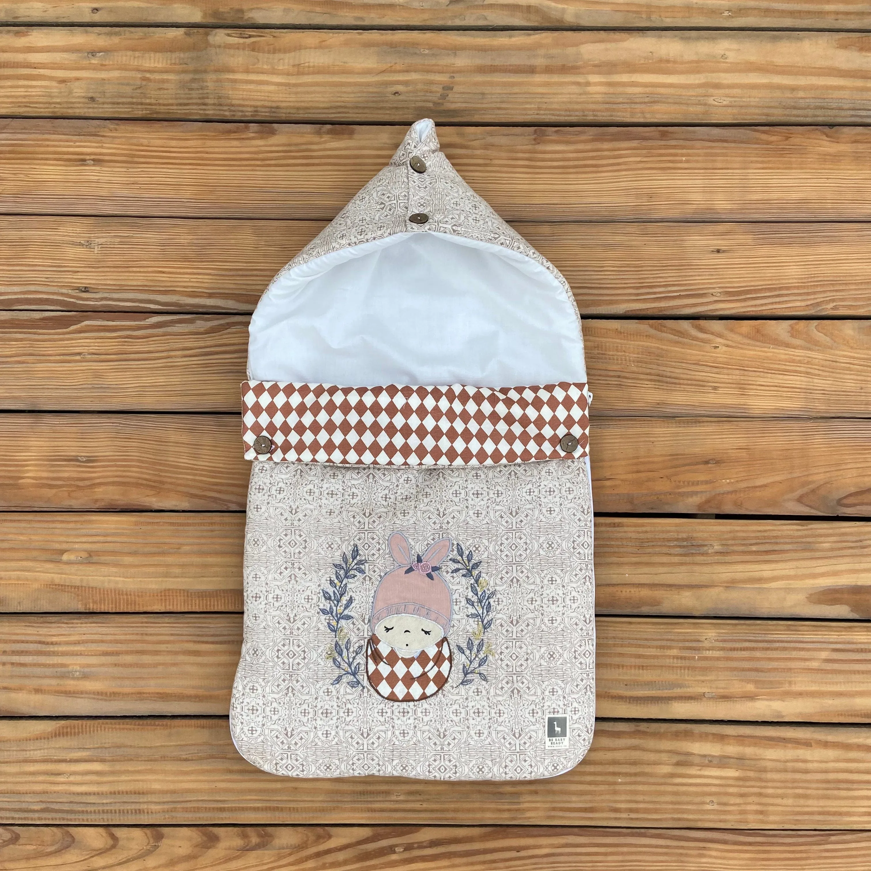 Fresh From Heaven Baby Carrier Nest   Custom Gift Bag (Handcrafted Patchwork)