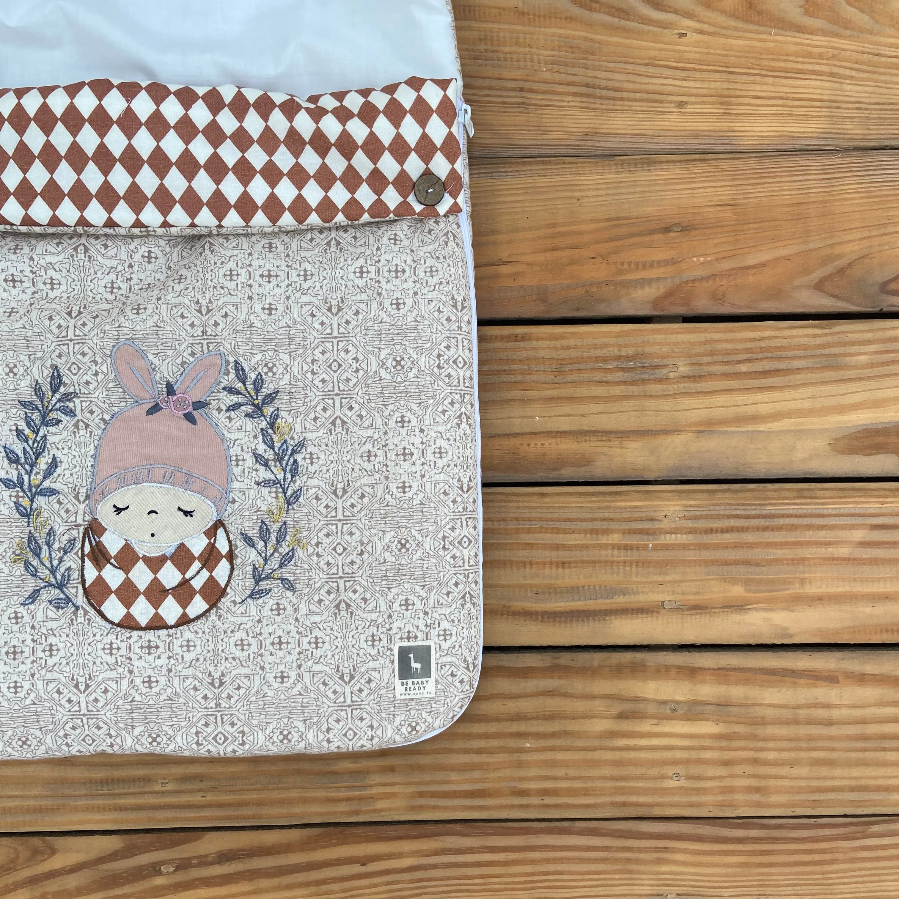 Fresh From Heaven Baby Carrier Nest   Custom Gift Bag (Handcrafted Patchwork)