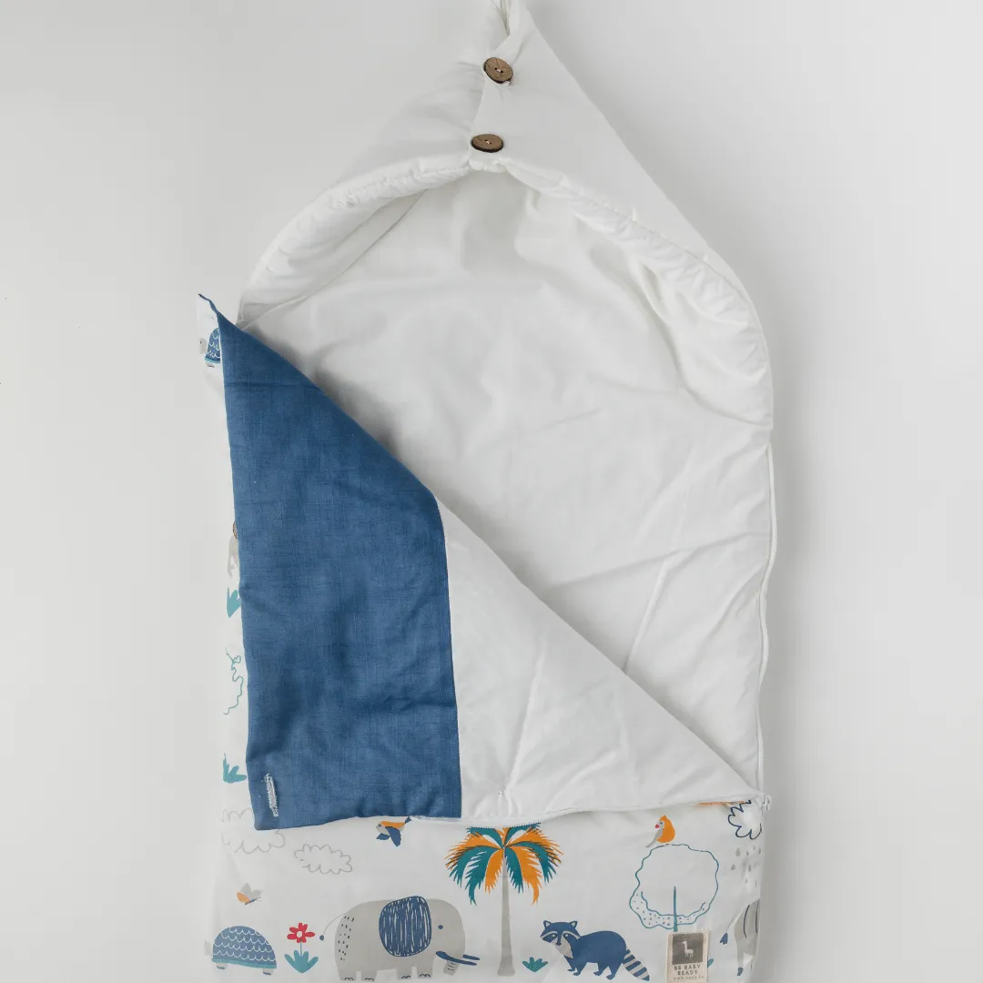 Happy Animal Tribe Baby Carrier Nest ,Carrying Nest Bag Portable Travelling Bed for Infants for 0-4 Months