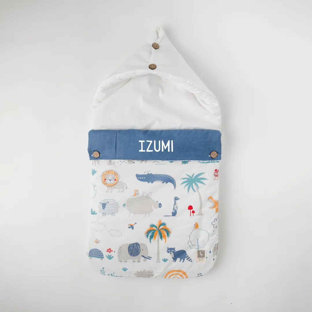 Happy Animal Tribe Baby Carrier Nest ,Carrying Nest Bag Portable Travelling Bed for Infants for 0-4 Months
