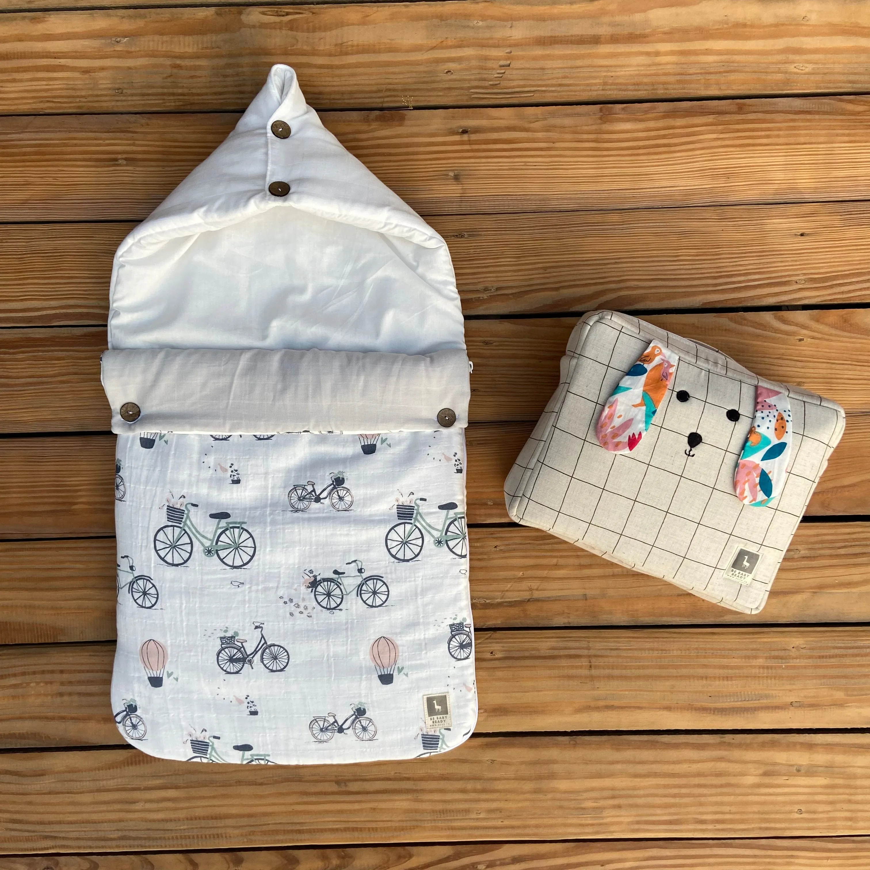 Have a Happy Ride Baby Carrier Nest (Muslin),Carrying Nest Bag,Portable Travelling Bed for Infants for 0-4 Months