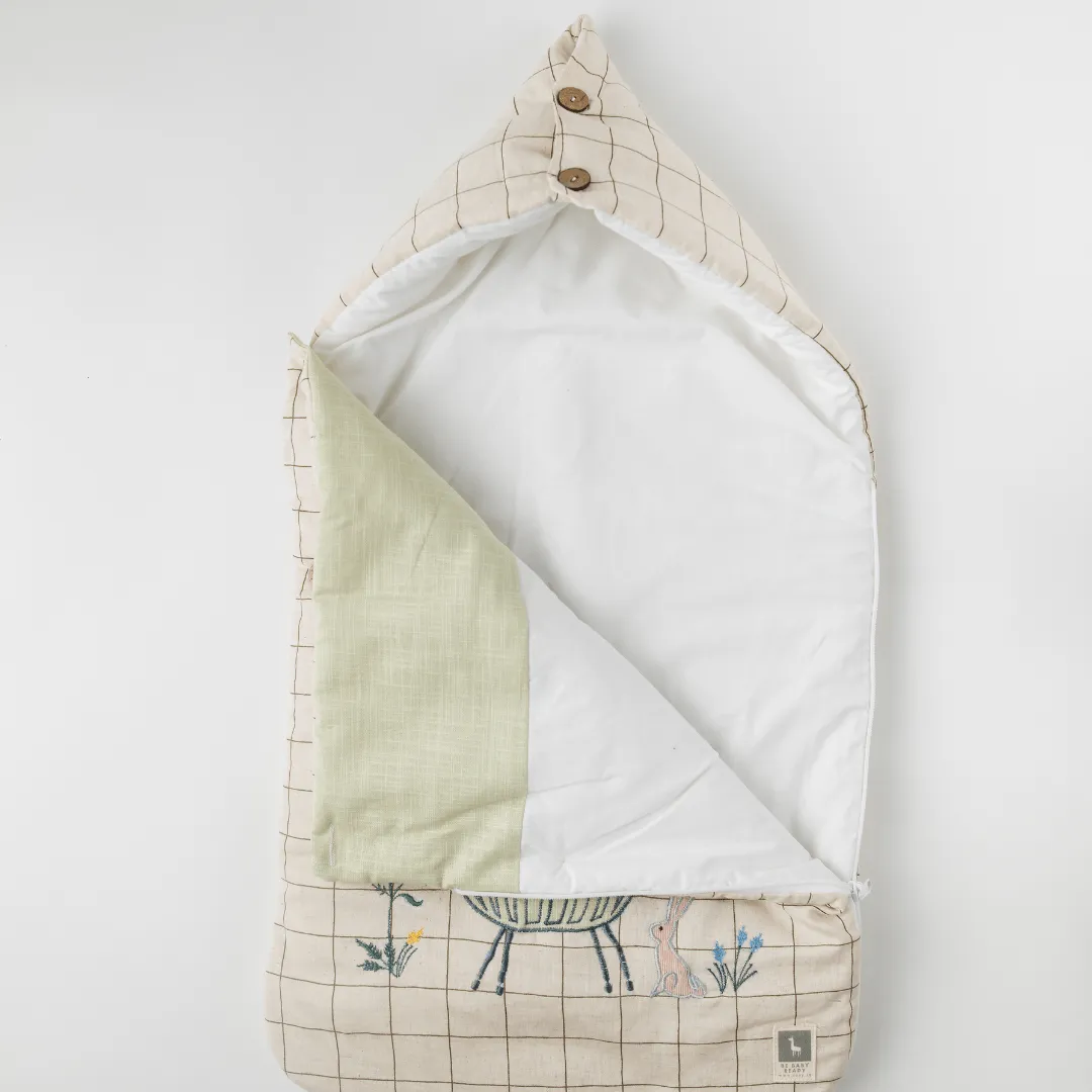 Just Arrived Baby Carrier Nest   Custom Gift Bag (Handcrafted Patchwork)