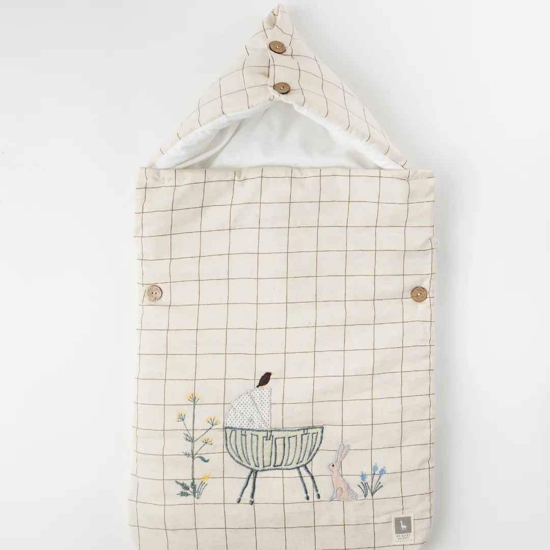 Just Arrived Baby Carrier Nest   Custom Gift Bag (Handcrafted Patchwork)