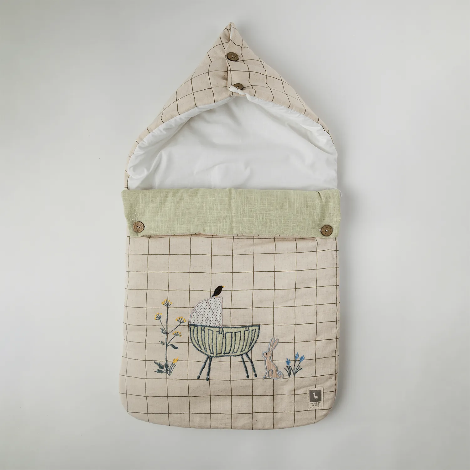 Just Arrived Baby Carrier Nest   Custom Gift Bag (Handcrafted Patchwork)
