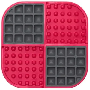 LickiMat SloMo Slow Feeder for Cats and Dogs (Red)