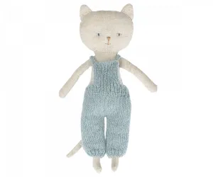 Maileg | Chatons Kitten in Knit Overalls, Blonde