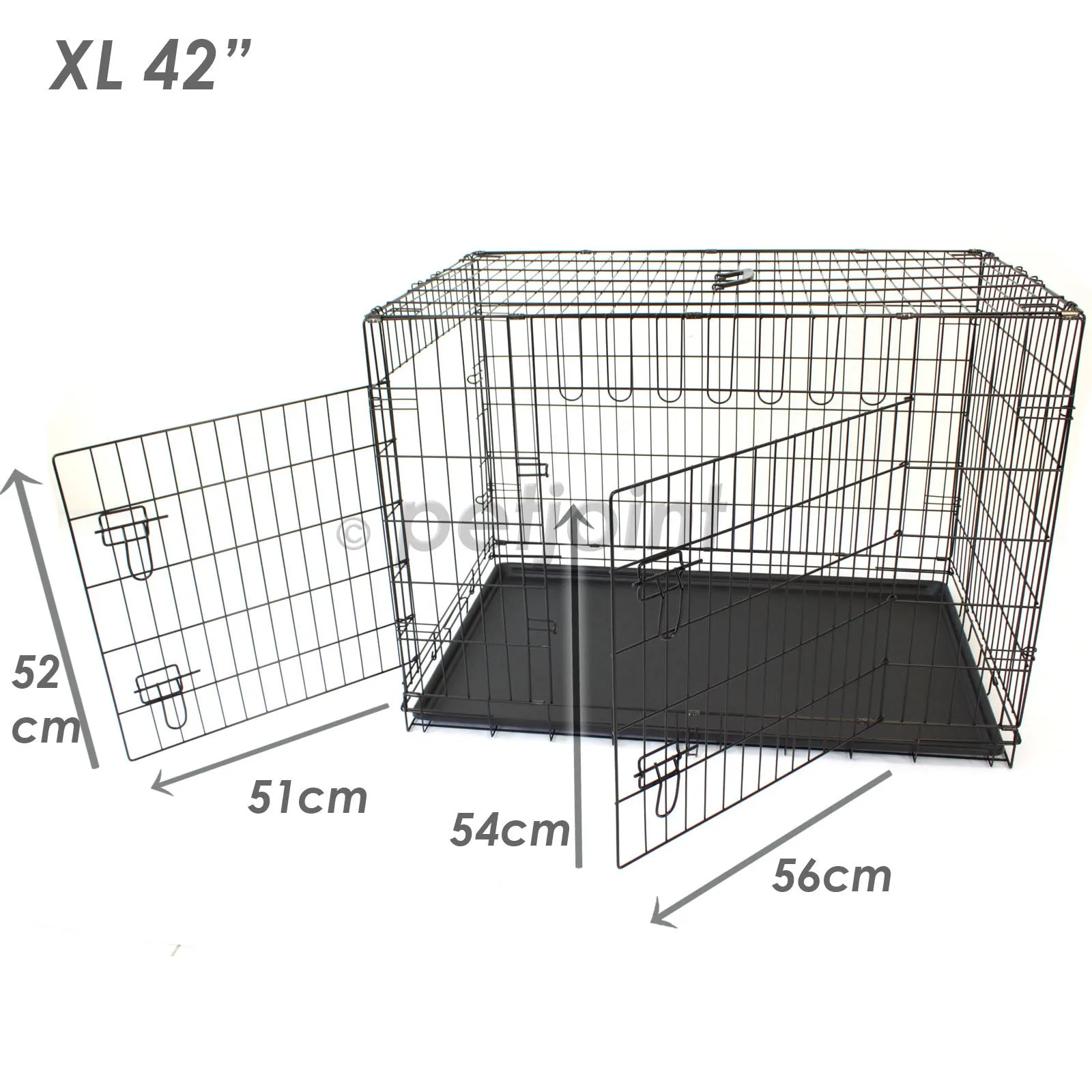 Pet Crate   Brown Waterproof Mat - Puppy Dog Cat Rabbit Hamster Kennel