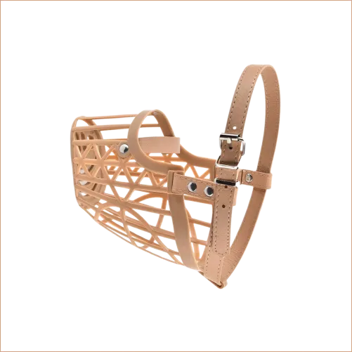 Pet Safety Strap Wire Muzzle Cage Collar