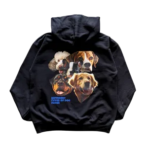 Types of Dog Faces Hoodie